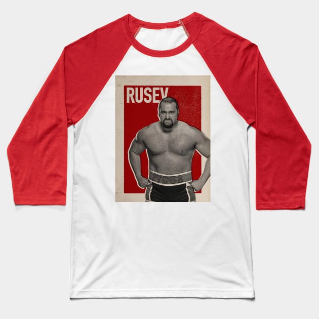Rusev Vintage Baseball T-Shirt by nasib